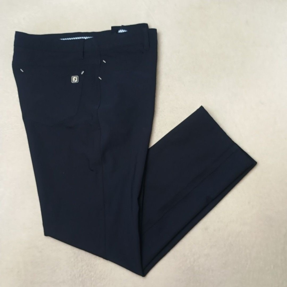 FootJoy Pants Men 35x32 Blue Golf Chino Athletic Stretch 5 Pocket Performance FJ